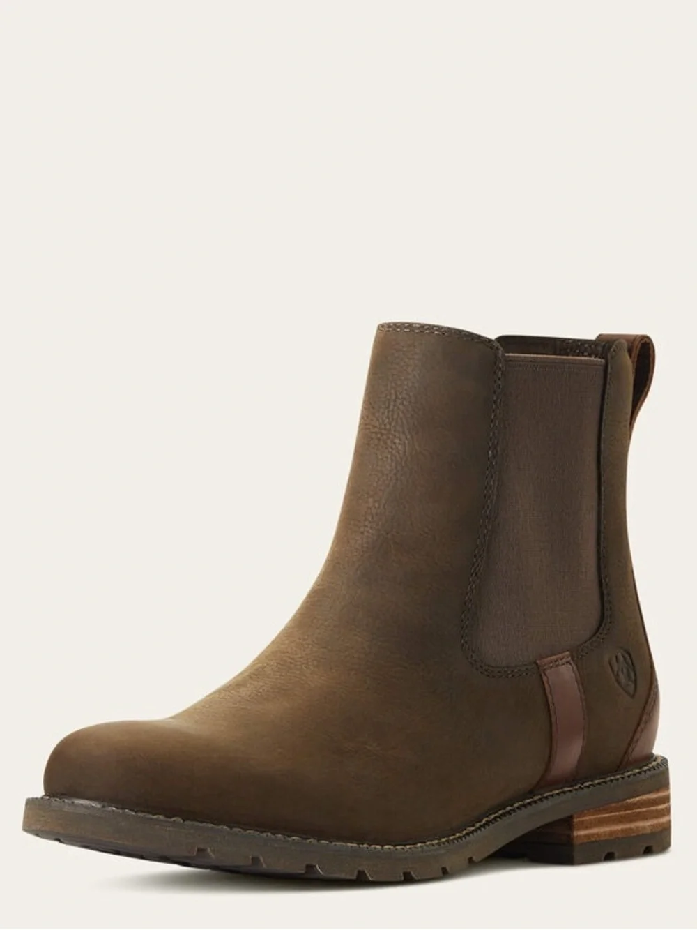 Ariat Women's Wexford H2O Waterproof Chelsea Boots Leather Java Brown Size 6.5B